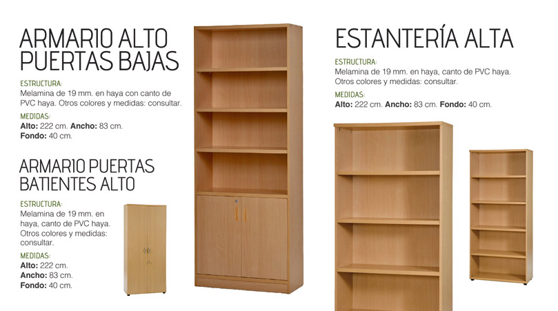 Armarios y estanterías